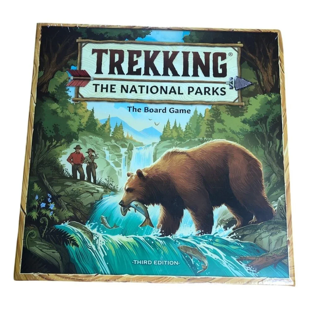 Trekking The National Parks Board Game Third Edition Family Night NEW SEALED NIB